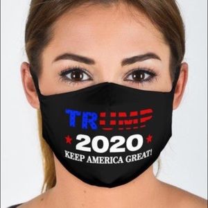 Trump 2020 Keep America Great Adjustable Face Mask